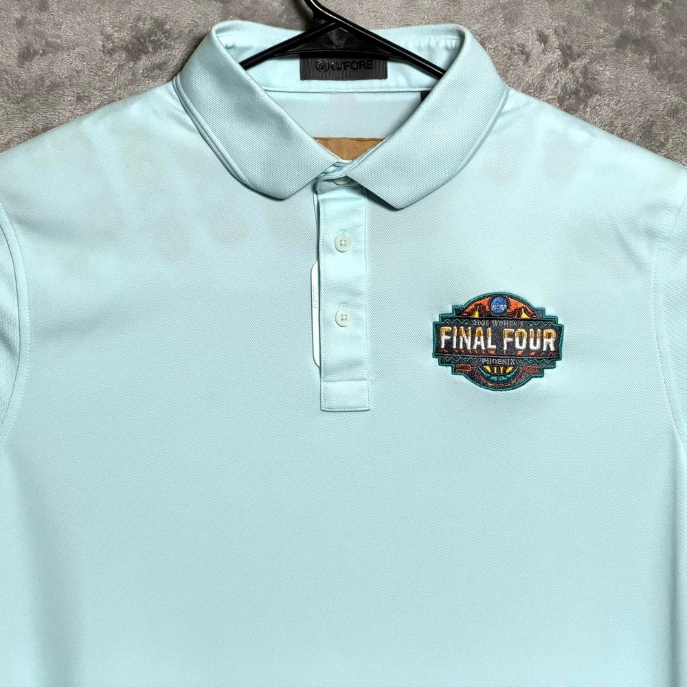 G/FORE Polo Shirt Mens XL‎ Light Blue 2026 Womens Final Four Phoenix NCAA Golf